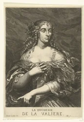 Porträt von Louise Françoise de La Baume Le Blanc de la Vallière