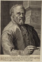 Porträt von Theodore Cornhert