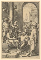 Die Krönung mit Dornen, aus Die Passion Christi