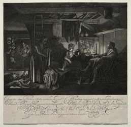 Jupiter und Merkur im Haus von Philemon und Baucis