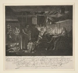 Jupiter und Merkur im Haus von Philemon und Baucis