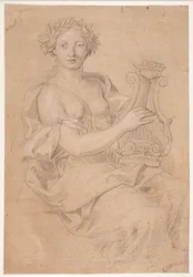 Lyra spielende Muse (Erato?)