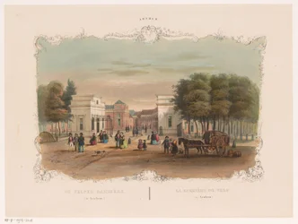 Ansicht der Velper Barriere in Arnheim