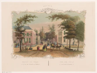 Straße in Velp bei Arnhem