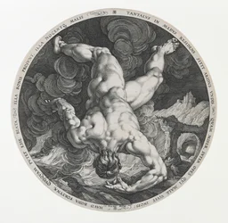 Tantalus, aus den Vier Schandflecken