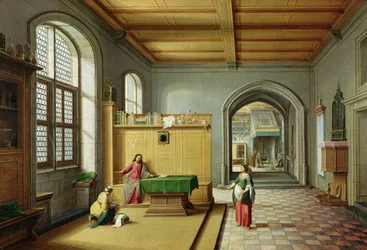 Christus im Haus von Martha und Maria