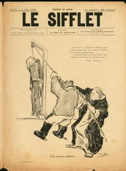 Le Sifflet, Nummer 27, Satirisch in Schwarz-Weiß