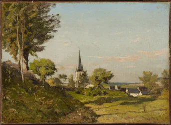 Landschaft mit einer Kirche