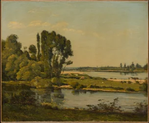 Landschaft mit einem Fluss