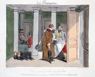 Ein armer Teufel zahlt für Stiefel, Illustration aus 