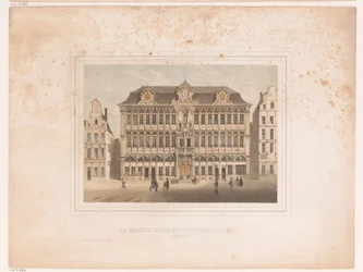Gezicht op Maison Grand Place te Brussel