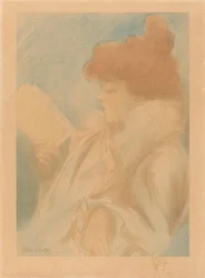 Lesende Frau