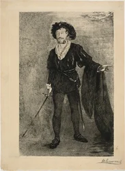 Faure in der Rolle des Hamlet