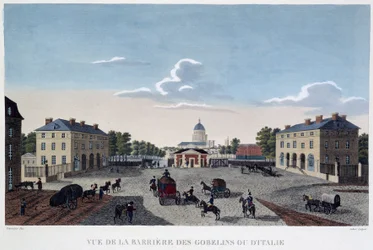 Ansicht der Barrière des Gobelins oder d