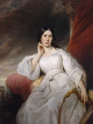 Porträt der Opernsängerin Maria Malibran-Garcia 1808-1836, als Desdemona, 1830