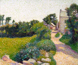Die Straße im Sonnenlicht