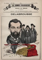 Karikatur von Lucien Delabrousse aus 