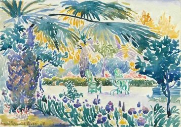 Garten des Malers in Saint Clair, 1908