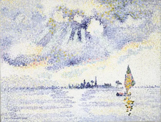 Sonnenuntergang auf der Lagune, Venedig, ca. 1903-04