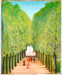 Allee im Park von Saint-Cloud