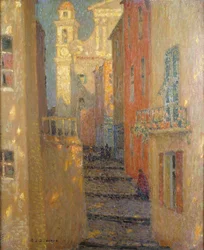 Die Straße der Kirche