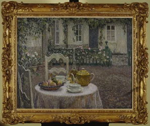 Das rosa Tischtuch