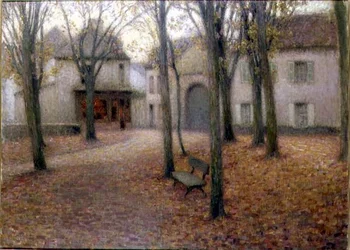Das Dorf im Herbst