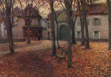 Das Dorf im Herbst, ca. 1915