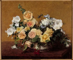 Blumenstrauß Gemälde von Henri Fantin Latour