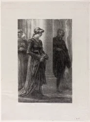 Die Meistersinger von Nürnberg, Akt I: Walther und Eva treffen sich