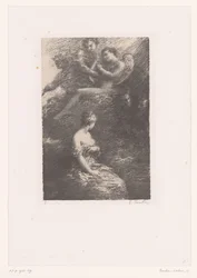 Marguerite erscheint Faust und Mephisto vom Himmel