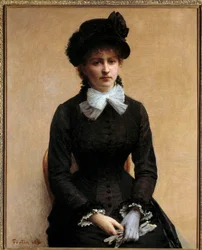 Porträt von Louise Riesener