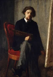 Selbstporträt, 1858