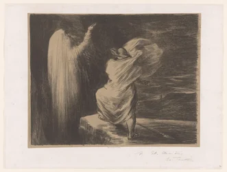 Wotan ruft die Erdgöttin Erda an