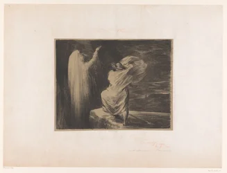 Wotan ruft die Erdgöttin Erda an