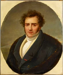Porträt des Komponisten François-Adrien Boieldieu (1775-1834), von Henri-François Riesener (1767-1828)