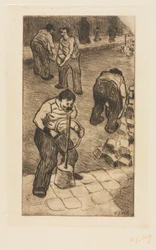 Die Straßenpflasterer, 1894