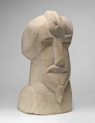 Hieratischer Kopf von Ezra Pound