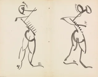 Zwei tanzende Figuren