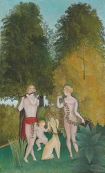 Glückliches Quartett