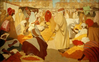 Orangenmarkt in Blidah