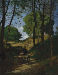 Tannen in Les Trembleaux, nahe Marlotte, 1854