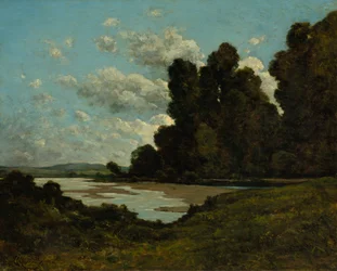 Der Fluss Loire bei Nevers, 1901
