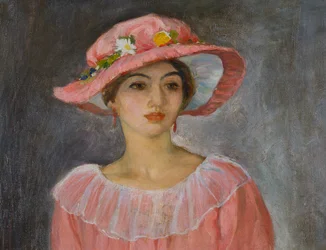 Der rosa Hut