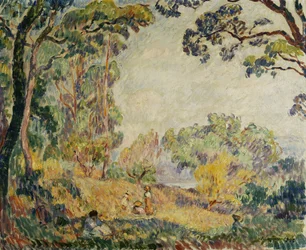 Frauen und Mädchen auf dem Land, 1906