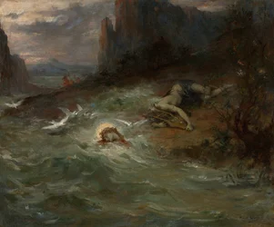 Der Tod des Orpheus (ca. 1870)