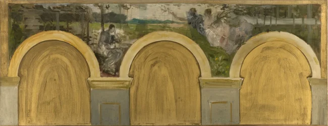 Skizze für den Salon der Wissenschaften im Pariser Rathaus: Die Krönung der Wissenschaft, zwischen 1888 und 1892 (quadriert)