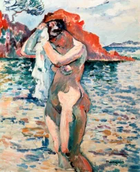 Ein Badender, 1906