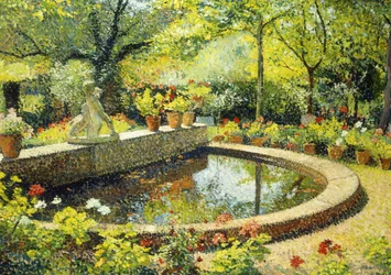 Der Teich bei Marquayrol, ca. 1930