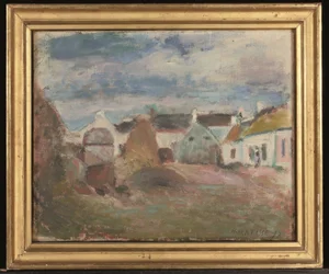 Bauernhofhof in der Bretagne